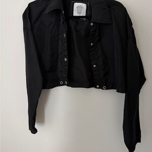 Urban Outfitters Black Cropped Jacket
